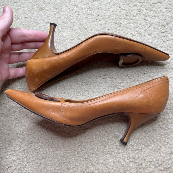 Salvatore Ferragamo Womens Leather Heels - Picture 7 of 7